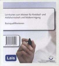 Lernkarten zum Meister für Kreislauf- und Abfallwirtschaft und Städtereinigung