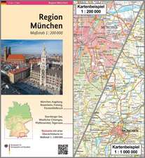 Regionalkarte 1 : 200 000 Region München