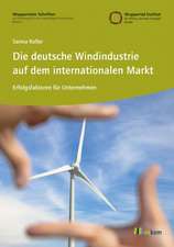 Die deutsche Windindustrie auf dem internationalen Markt