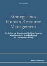 Strategisches Human Resource Management