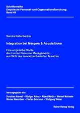 Integration bei Mergers & Acquisitions