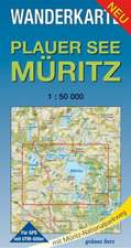 Plauer See - Müritz Wanderkarte 1 : 50 000