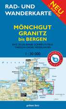 Rad- und Wanderkarte Mönchgut, Granitz, bis Bergen 1 : 30 000