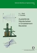 Aussteifende Wandscheiben in Einzelelement-Bauweise