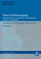 Talent und Bildungsgang