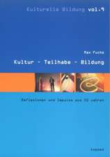 Kultur - Teilhabe - Bildung