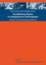 Grundbildung Medien in pädagogischen Studiengängen