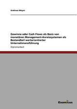 Gewinne oder Cash Flows als Basis von monetären Management-Anreizsystemen als Bestandteil wertorientierter Unternehmensführung