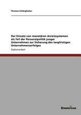 Der Einsatz von monetären Anreizsystemen als Teil der Personalpolitik junger Unternehmen zur Sicherung des langfristigen Unternehmenserfolges