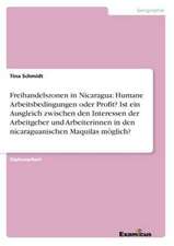 Freihandelszonen in Nicaragua: Humane Arbeitsbedingungen oder Profit? Ist ein Ausgleich zwischen den Interessen der Arbeitgeber und Arbeiterinnen in den nicaraguanischen Maquilas möglich?