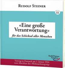 «Eine große Verantwortung»