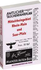 Amtlicher Taschenfahrplan der Reichsbahndirektion MAINZ - Jahresfahrplan 1942