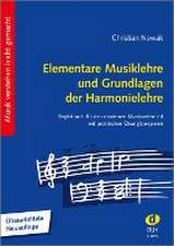 Elementare Musiklehre und Grundlagen der Harmonielehre