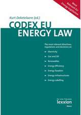 Codex Eu Energy Law: Jahrbuch 2011