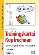 Trainingskartei Kopfrechnen. Mathematik - Grundschule - Kopfrechnen/Denksport