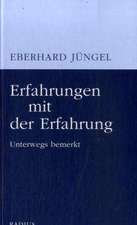 Erfahrungen mit der Erfahrung