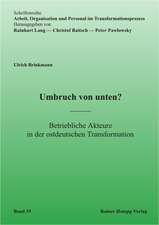 Umbruch von unten?