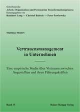 Vertrauensmanagement in Unternehmen