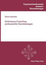 Performance-Controlling professioneller Dienstleistungen