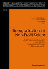 Reorganisation im Non-Profit-Sektor