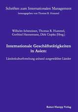 Internationale Geschäftstätigkeiten in Asien