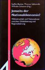 Jenseits der Nationalökonomie?