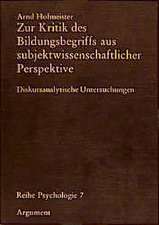 Zur Kritik des Bildungsbegriffs aus subjektwissenschaftlicher Perspektive