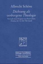 Dichtung als verborgene Theologie