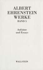 Werke 5. Essays und Aufsätze