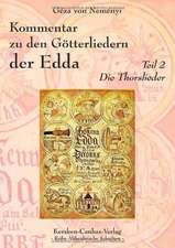 Kommentar zu den Götterliedern der Edda