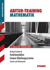 Abitur-Training FOS/BOS - Mathematik Funktionenlehre und Lineare Gleichungssysteme