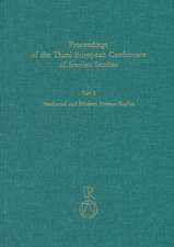 Proceedings of the Third European Conference of Iranian Studies