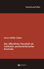 Müller-Osten, A: öffentliche Haushalt