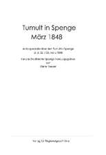 Tumult in Spenge 1848