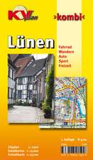 Lünen, KVplan, Radkarte/Wanderkarte/Stadtplan, 1:25.000 / 1:15.000 / 1:7.500