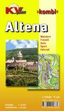 Altena, KVplan, Wanderkarte/Freizeitkarte/Stadtplan, 1:25.000 / 1:15.000