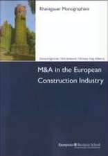 M&A in the European Construction Industry