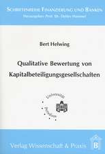 Qualitative Bewertung von Kapitalbeteiligungsgesellschaften