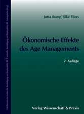 Ökonomische Effekte des Age Managements.