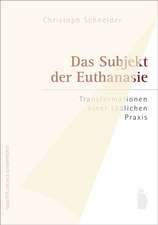 Das Subjekt der Euthanasie