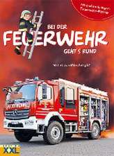 Bei der Feuerwehr geht's rund - mit großem farbigem Feuerwehr-Poster