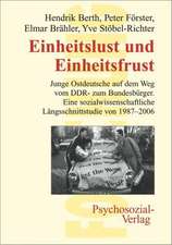 Einheitslust und Einheitsfrust