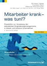 Mitarbeiter krank - was tun?