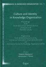 Culture and Identity in Knowledge Organization