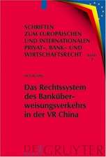 Das Rechtssystem des Banküberweisungsverkehrs in der VR China