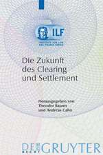 Die Zukunft des Clearing und Settlement