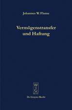 Vermögenstransfer und Haftung