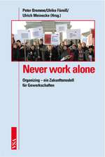 Never work alone