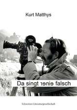 Da singt einer falsch