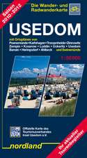 Usedom mit Ortsplänen von Peenemünde, Karlshagen, Trassenheide, Zinnowitz, Zempin, Koserow, Loddin, Ückeritz, Usedom, Bansin, Heringsdorf, Ahlbeck und Swinemünde